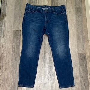 Old Navy Woman’s Dark Blue Slim Jeans